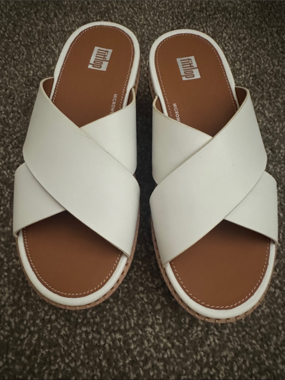 Fitflop Eloise Leathercork wedge sandals